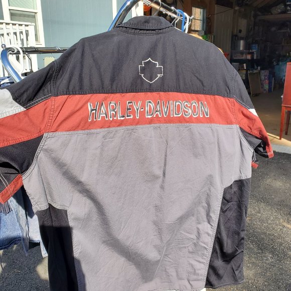 Harley Davidson 4XL Short sleeve Button down shirt - Picture 5 of 8